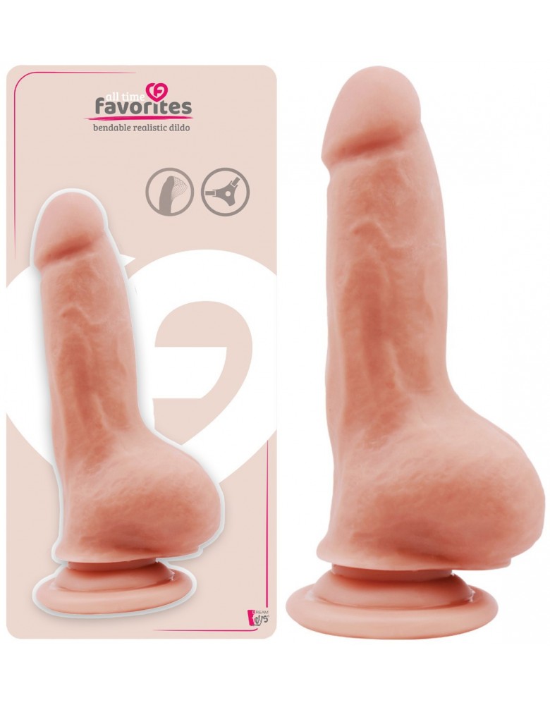 Dildo Realistic Bendable All Time Favorites Natural 18 cm