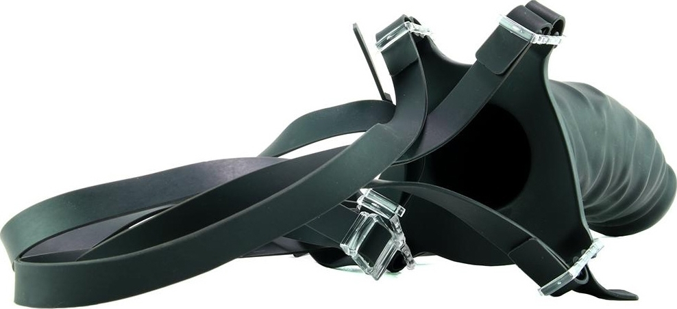 Strap-On Hollow Fetish Fantasy Extreme Negru