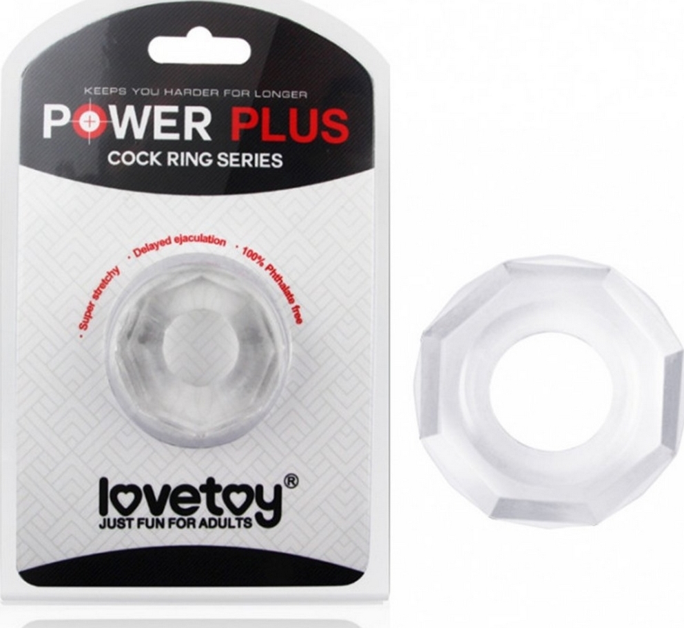 Inel Erectie POWERPLUS 2 Transparent