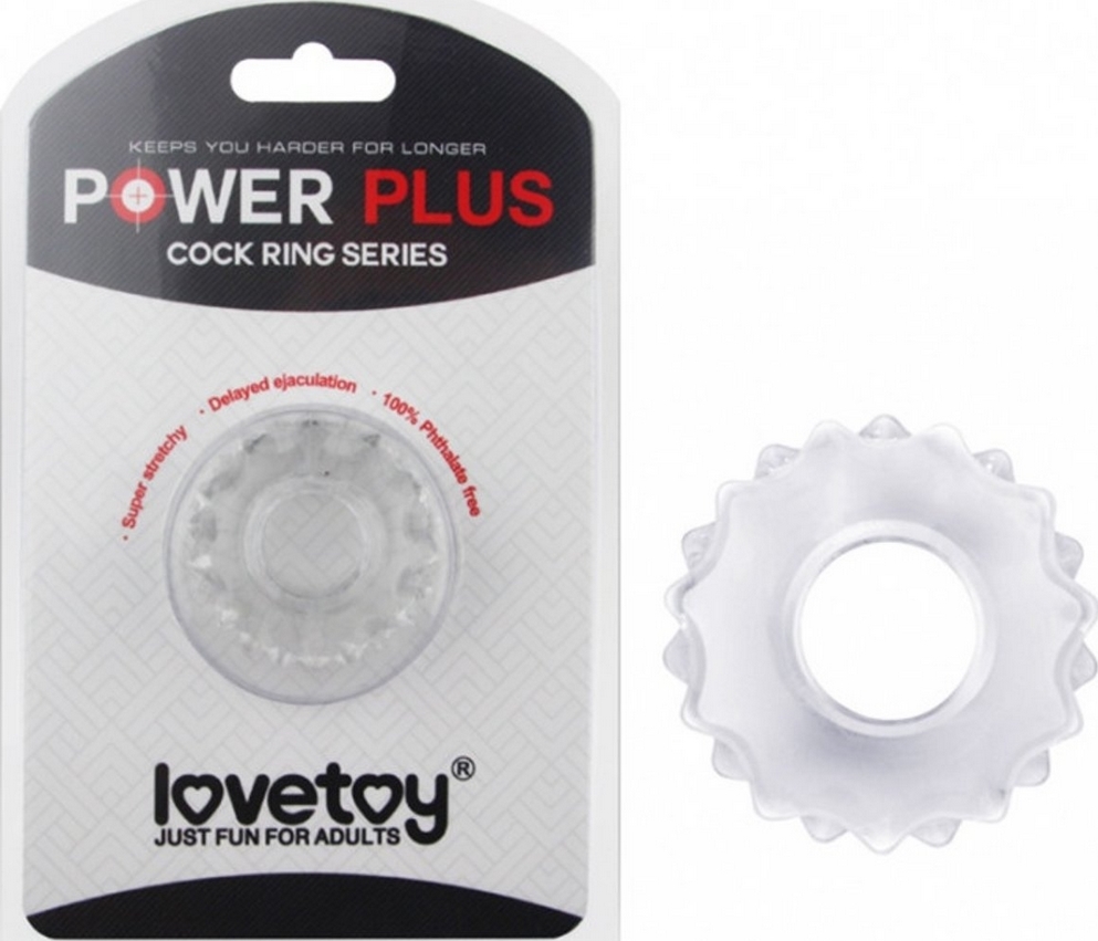 Inel Erectie POWERPLUS 3 Transparent