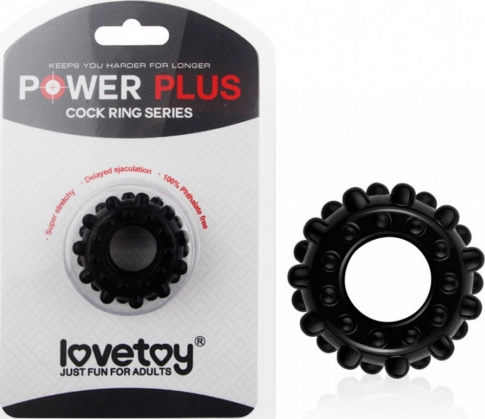 Inel erectie POWERPLUS 4 Negru