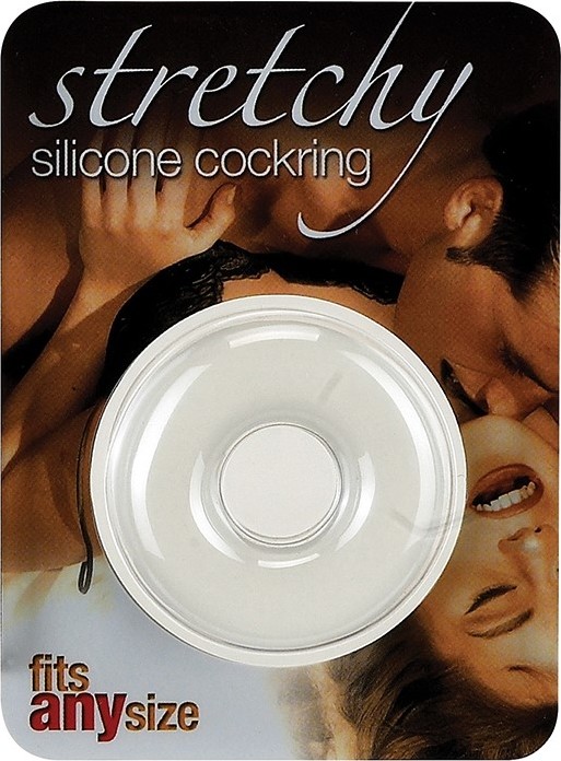 Inel pentru Penis Stretchy, TPE, Clear