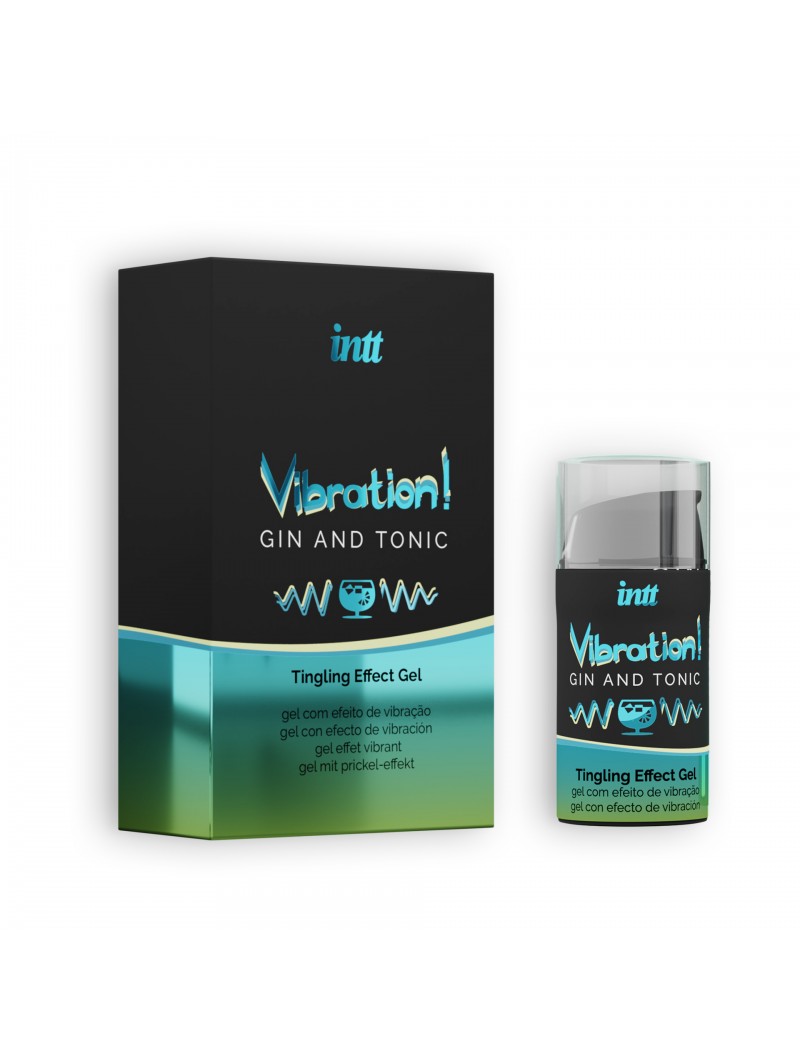 Gel cu Efect Vibrator Aroma Gin Tonic 15 ml