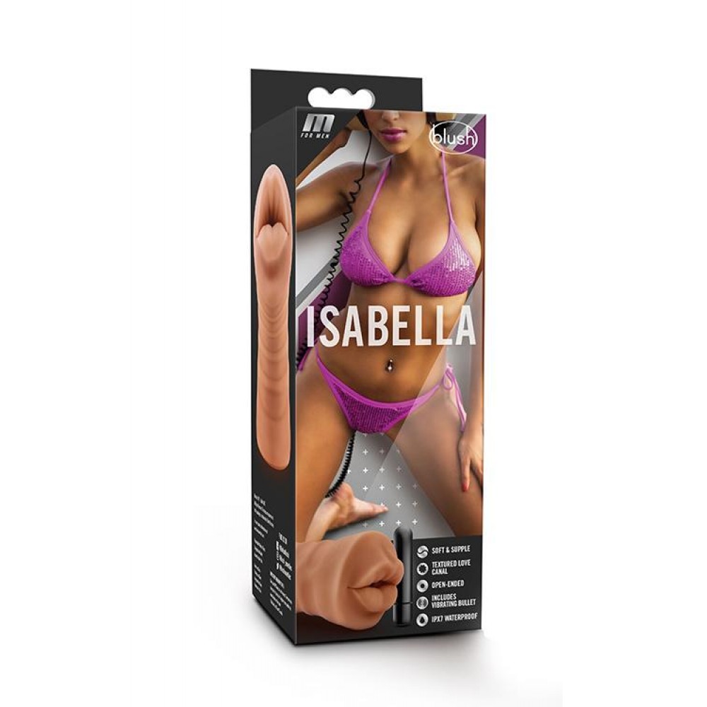 Masturbator Isabella Mocha Mouth cu Glont Vibrator