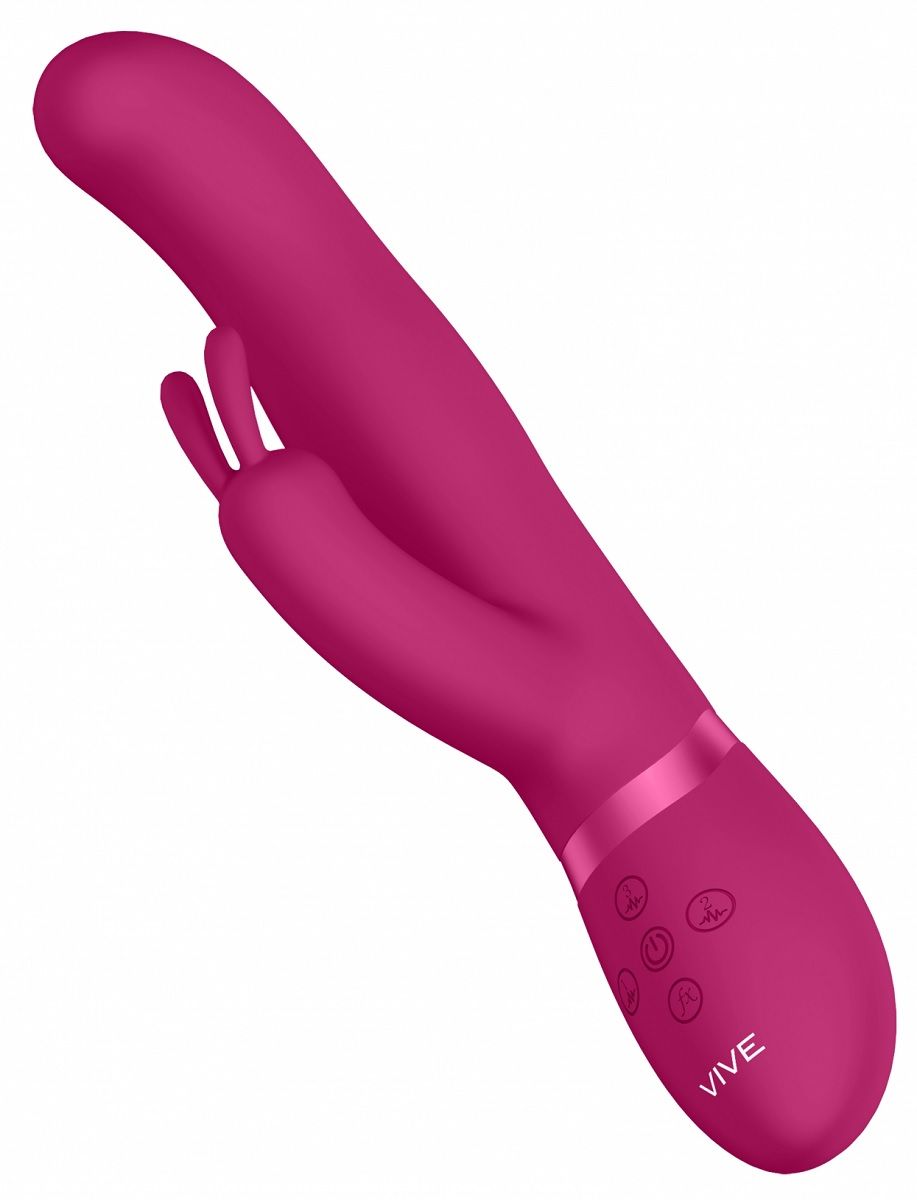 Vibrator Rabbit 3-in-1 Izara Rotating Beads Silicon Roz