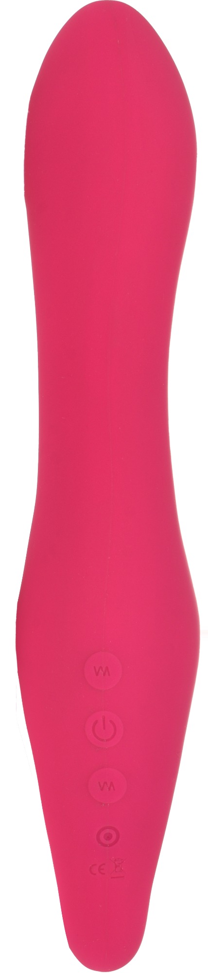 Strap On Mayra Strapless pentru Femei 10 Moduri Vibratii Silicon USB Roz Guilty Toys, Sexxify
