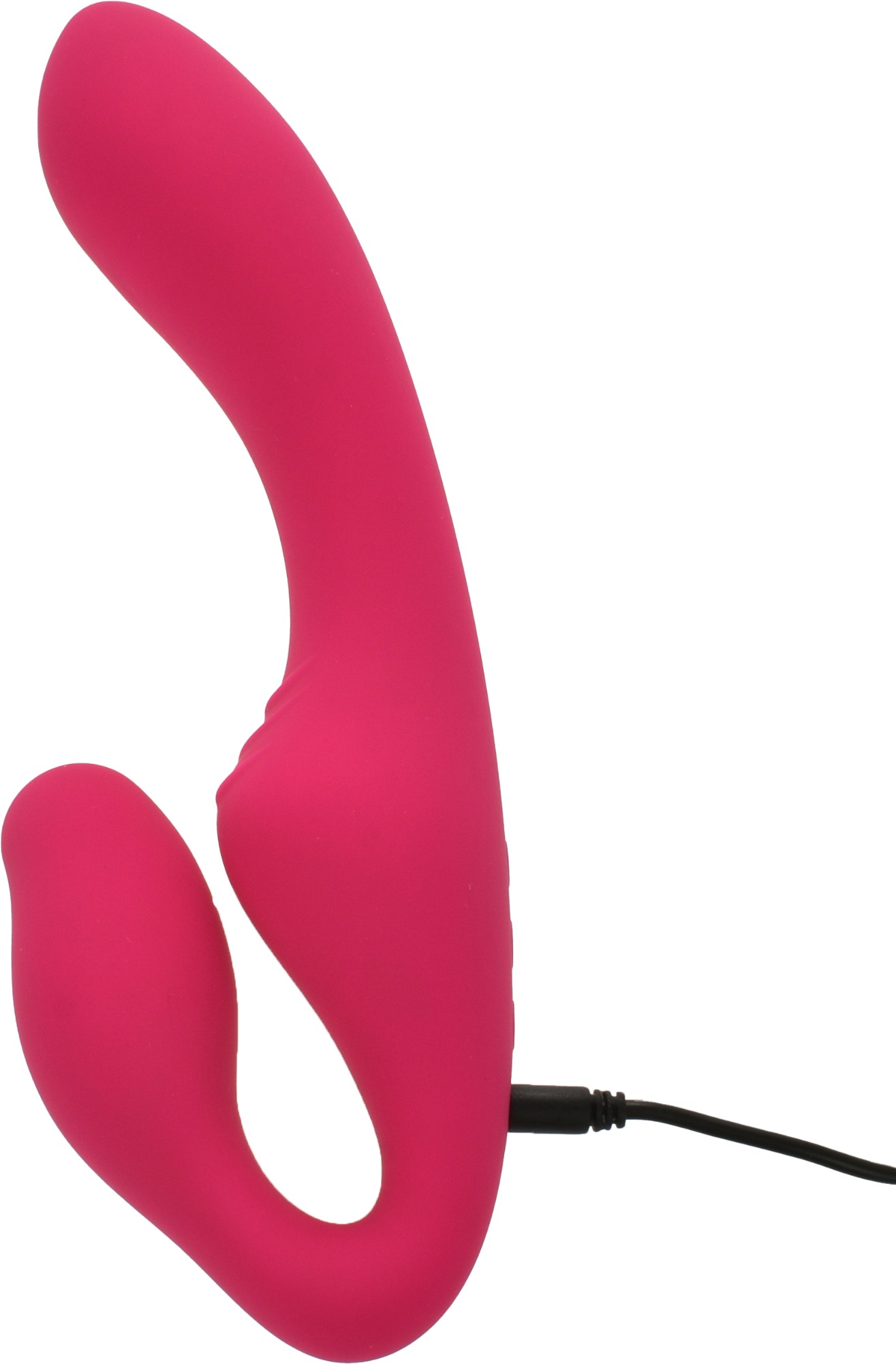 Strap On Mayra Strapless pentru Femei 10 Moduri Vibratii Silicon USB Roz Guilty Toys, Sexxify