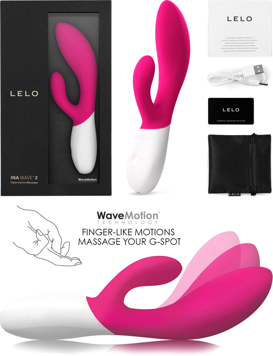 Vibrator Lelo INA Wave 2 Cerise