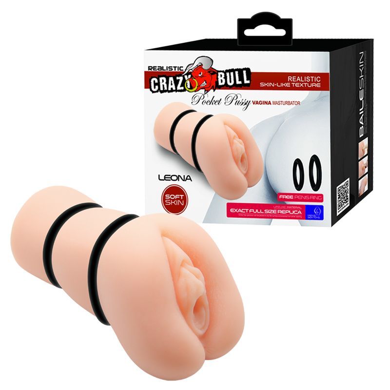 Masturbator Vagin Leona Natural Crazy Bull 15.4 cm