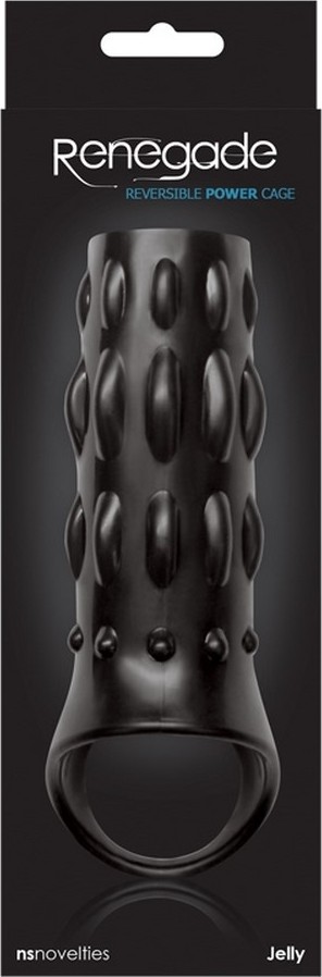 Manson Reversibil Penis Renegade Power Cage Negru