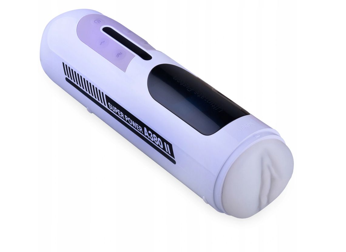 Masturbator Vagin Real Move 10 Moduri USB Alb Leten
