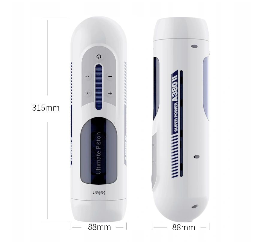 Masturbator Vagin Real Move 10 Moduri USB Alb Leten