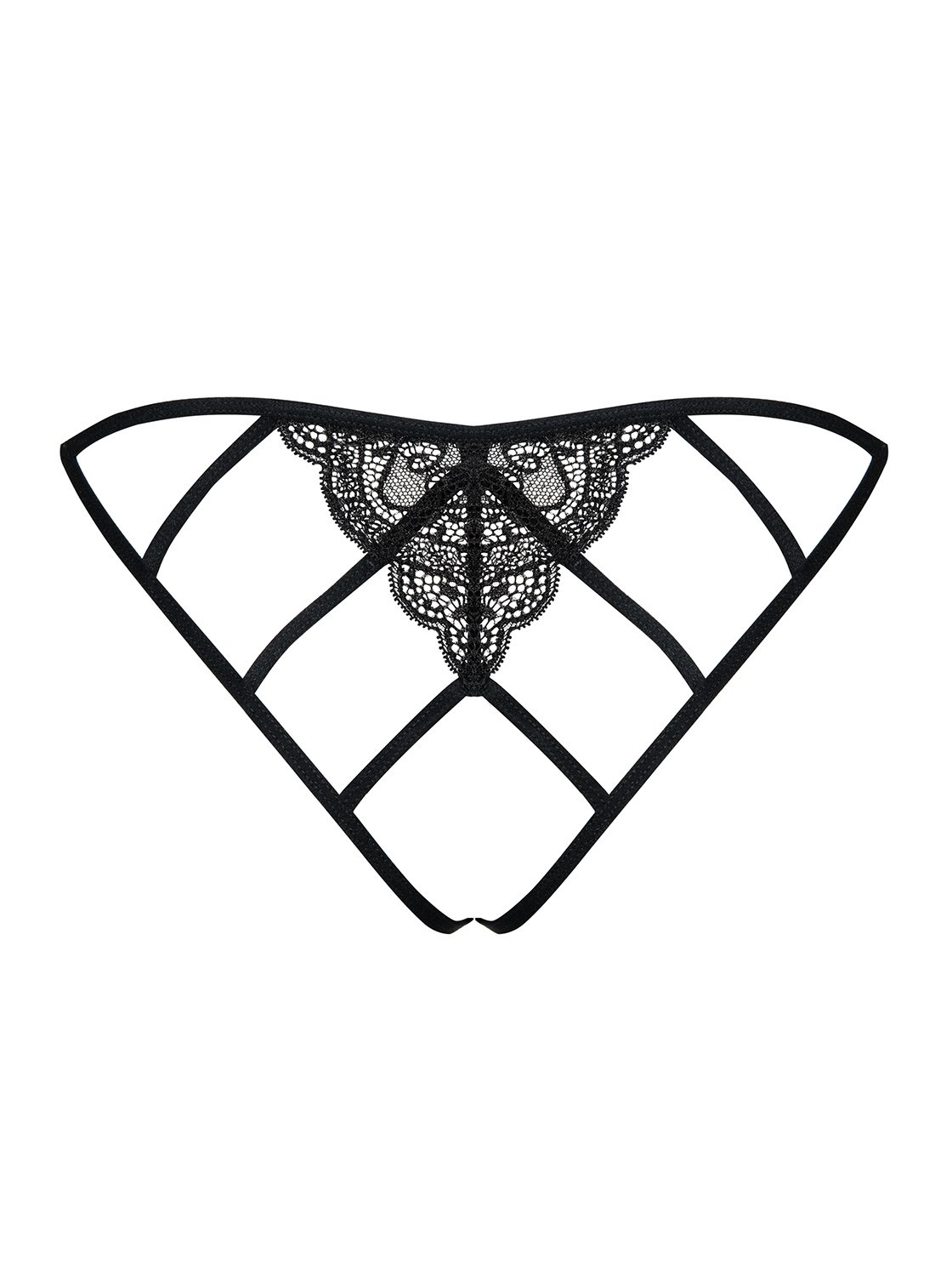 Bikini Miamor Crotchless Negri S/M