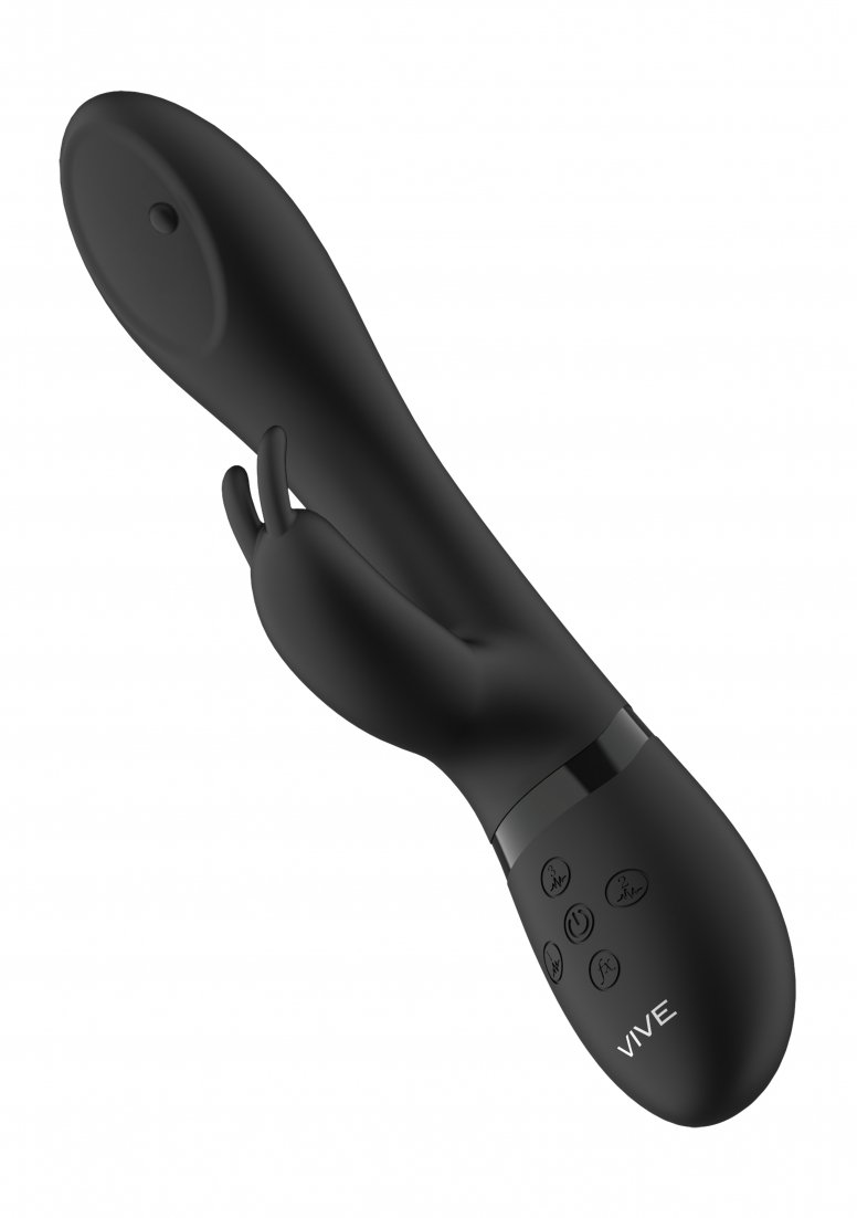 Vibrator Rabbit 3-in-1 Mira 360 ? Spinning G-Spot Silicon Negru
