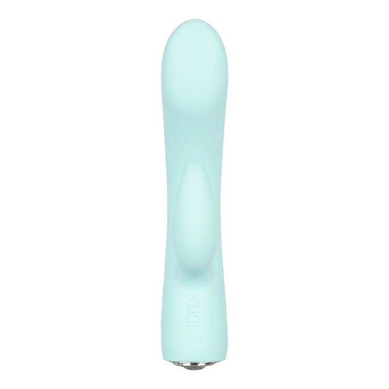 Vibrator Iepuras Pave Marylin, 7 Moduri Stimulatoare + 5 Viteze, Silicon, USB, Albastru, 18 cm
