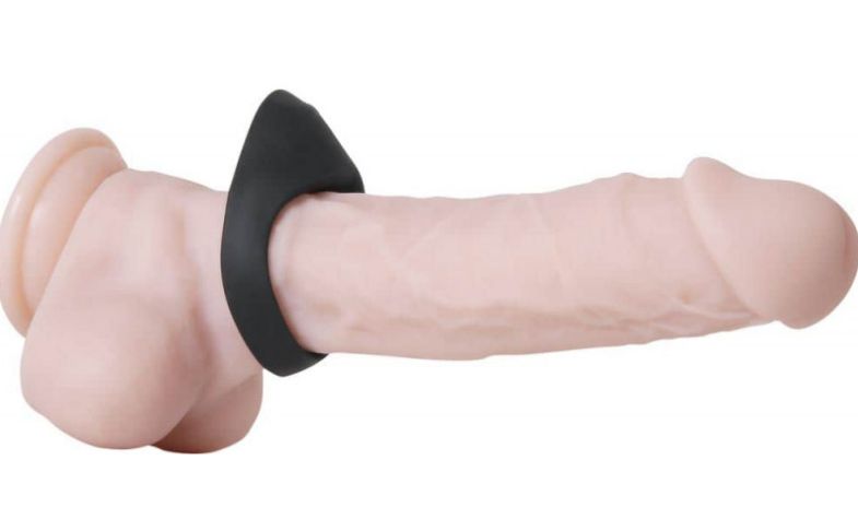 Inel de Penis Night Rider 20 Moduri Vibratii Silicon Negru