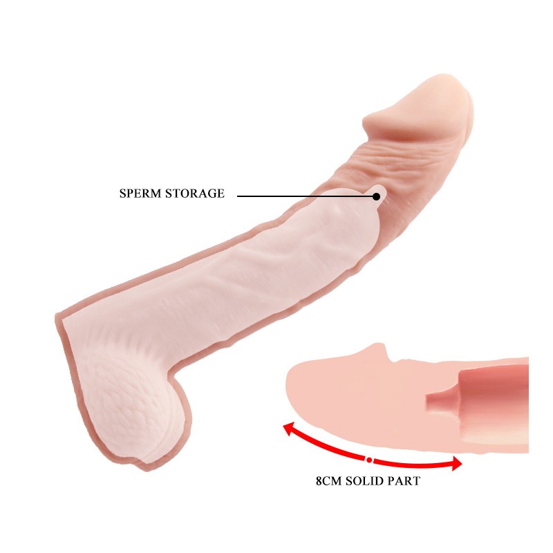 Prelungitor Penis Realist Natural Soft Skin 20 cm