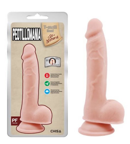 Dildo Realist Bendable Peotillomania TPE Natural 20 cm