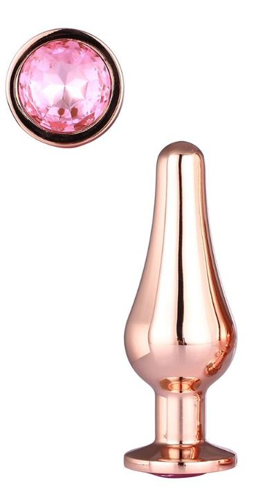 Dop Anal Pleasure Plug Medium Auriu Gleaming Love