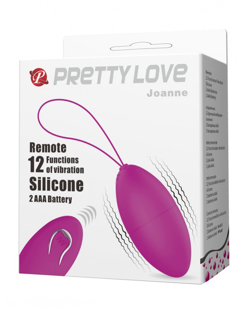 Ou Vibrator Joanne Remote Control 12 Moduri Vibratii Silicon Mov