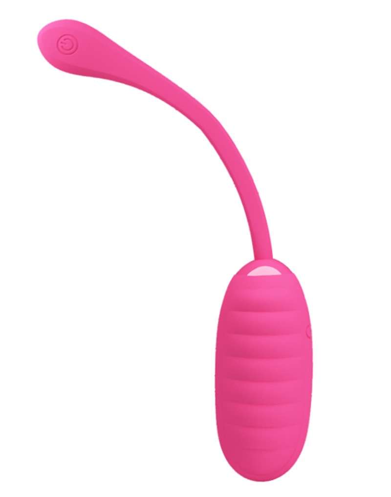 Ou Vibrator Kirk, 12 Moduri Vibratii, Silicon, USB, Roz