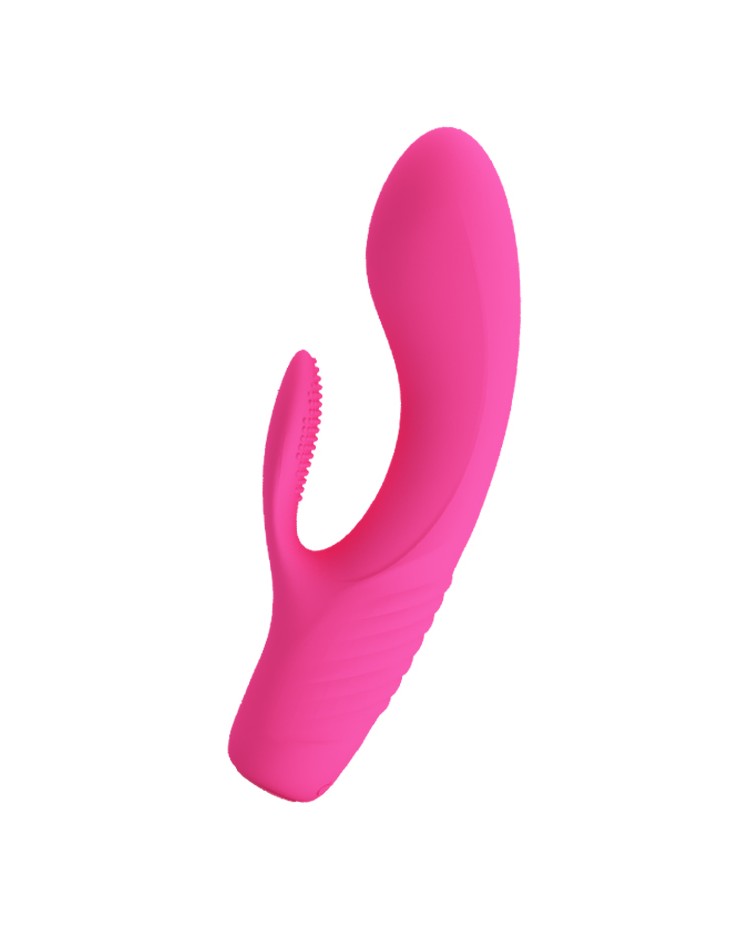 Vibrator Tim 12 Moduri Vibratii Silicon Roz 15.5 cm