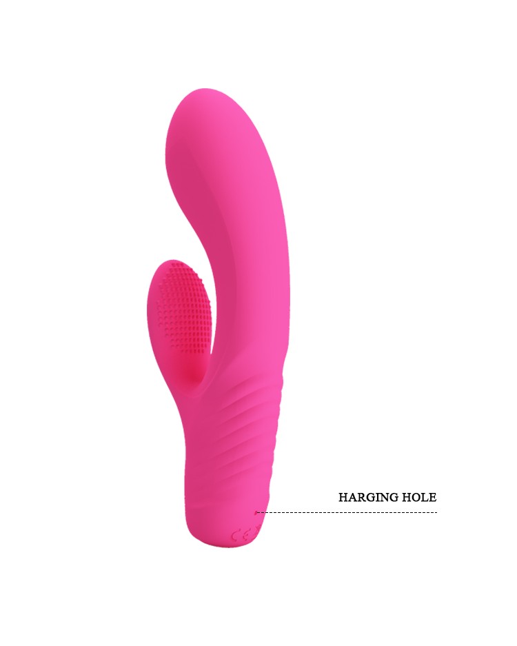 Vibrator Tim 12 Moduri Vibratii Silicon Roz 15.5 cm