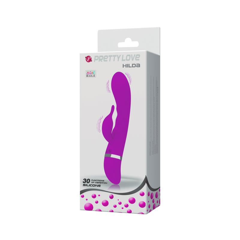 Vibrator Iepuras Hilda 30 Moduri Vibratii Silicon Mov 19 cm