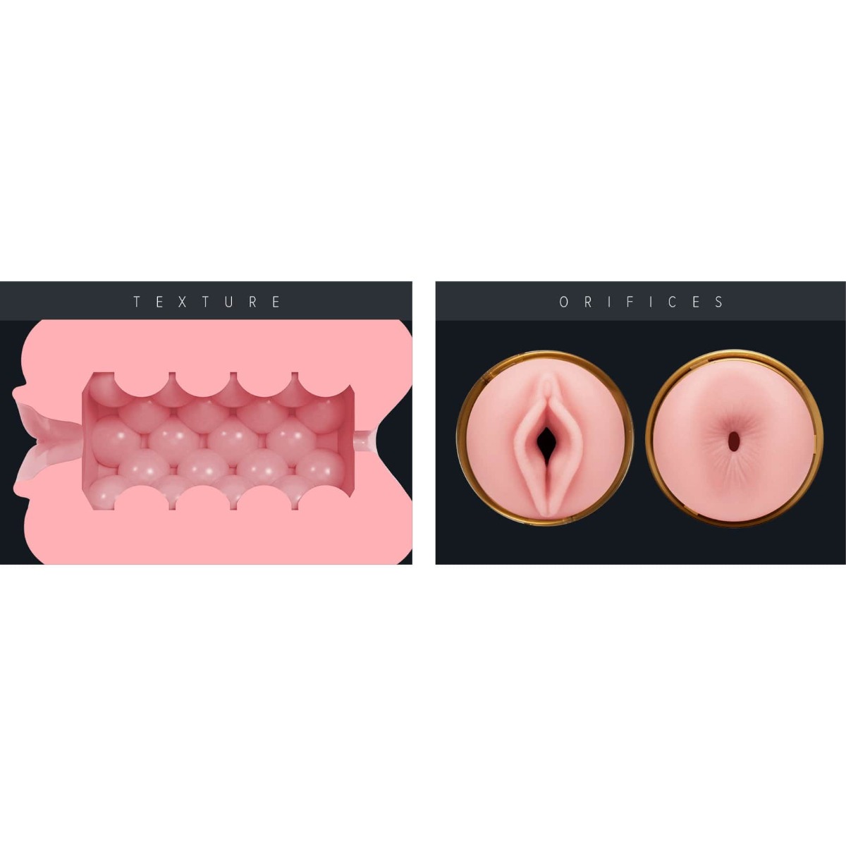 Masturbator Fleshlight QuickShot Stamina Training Unit Pussy&Butt
