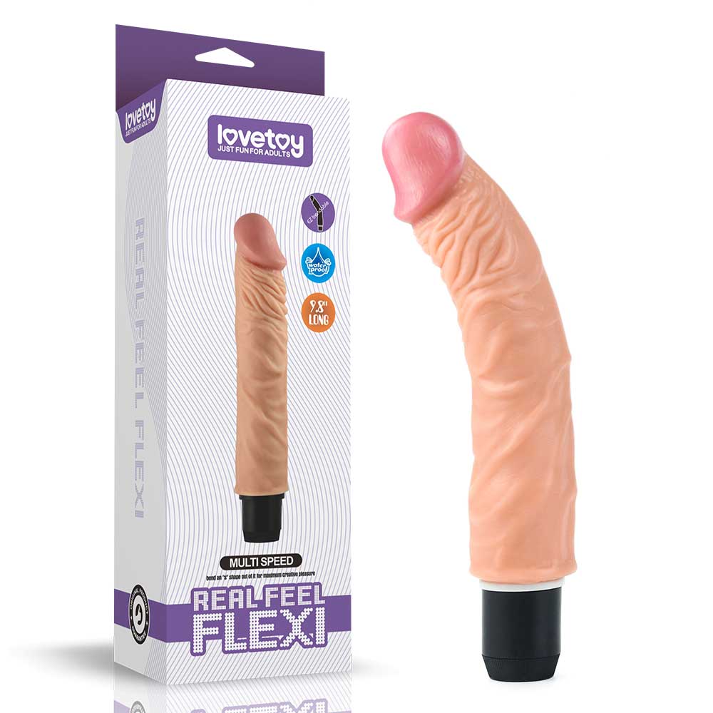 Vibrator Realist Multispeed Real Feel Flexi 23 cm
