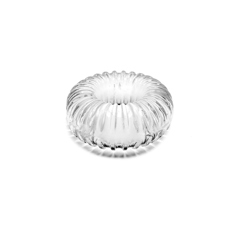 Inel Erectie Ribbed Perfect Fit Transparent