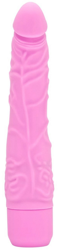 Vibrator Realist Slim, Silicon, Roz, 21 cm