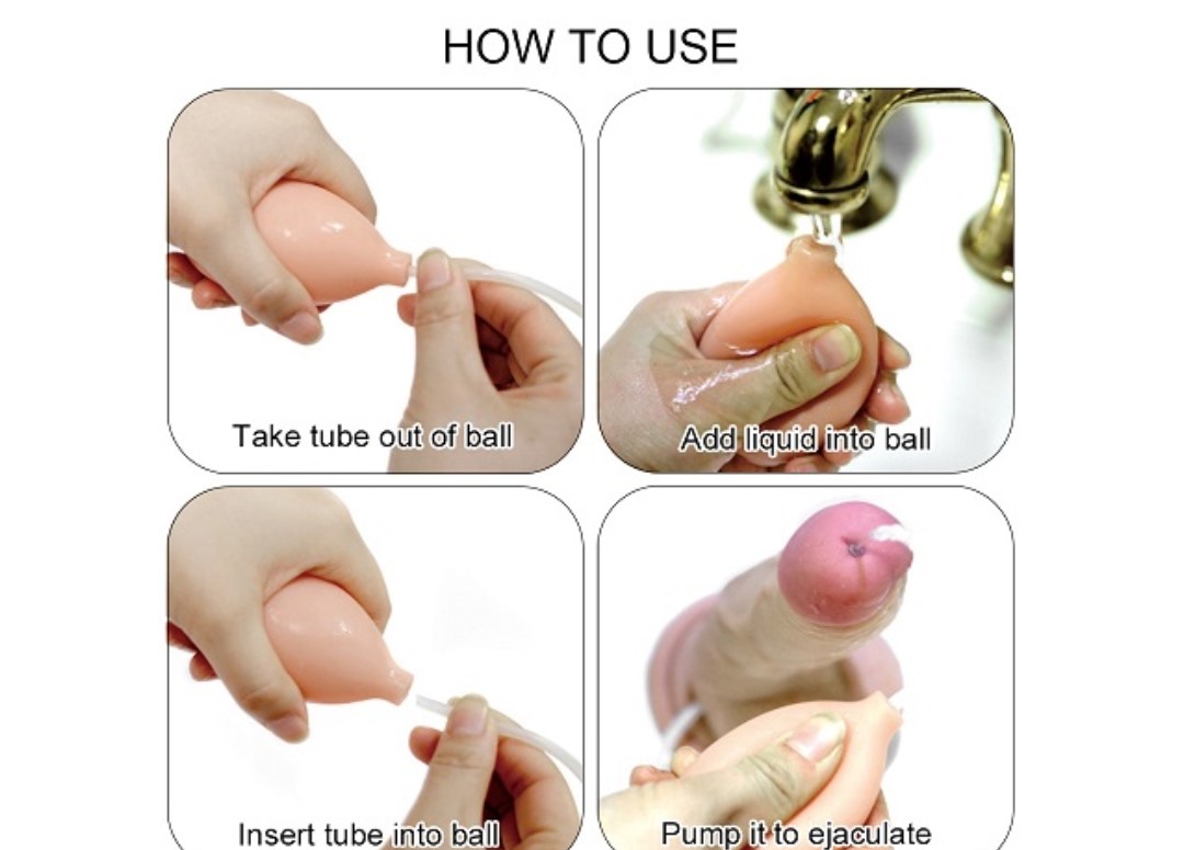 Dildo cu Ejaculare Cumming Softee 20.5 cm