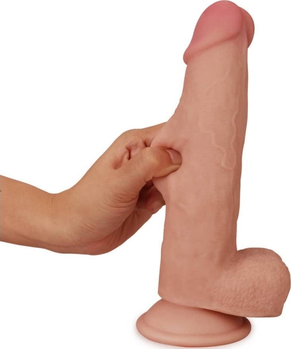 Dildo Sliding-Skin Natural 20.5 cm