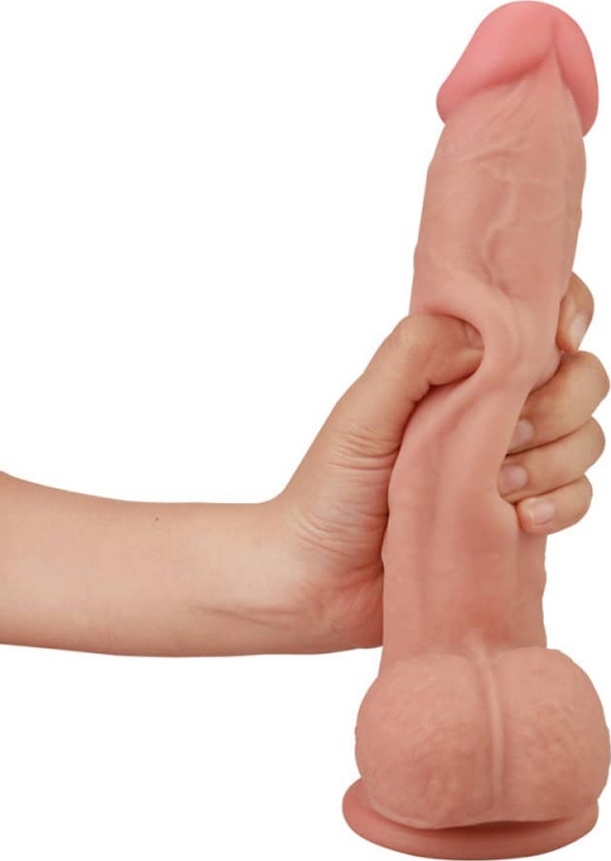 Dildo Sliding-Skin Natural 24.5 cm