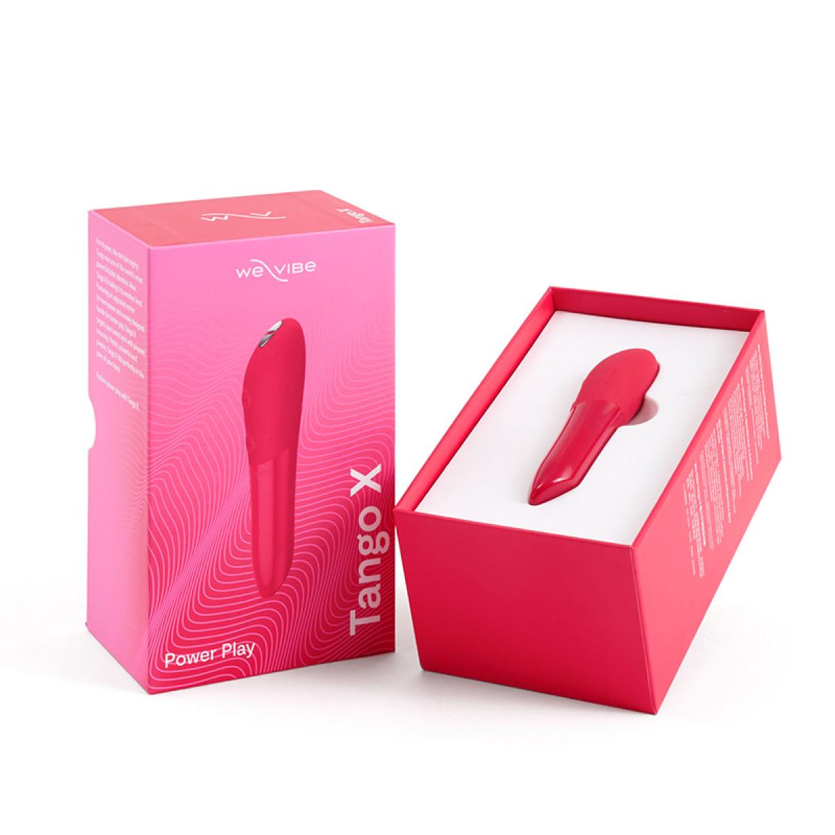Stimulator We Vibe Tango X 7 Intensitati&8 Moduri Vibratii Silicon Rosu