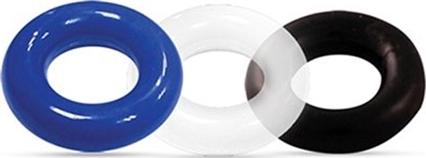 Set Inele Erectie Triple Donuts Cockring Kit, Guilty Toys