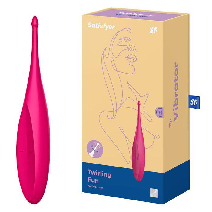 Vibrator Twirling Fun 12 Moduri Vibratii Silicon Fucsia