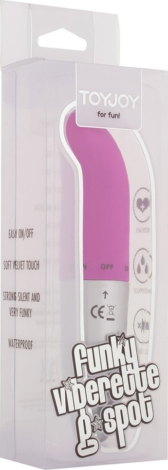 Vibrator Punctul G Funky Viberette, Violet, 12 cm