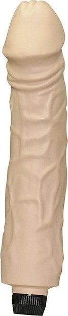 Vibrator Queeny Love, Multispeed, TPR, Natural, 33 cm