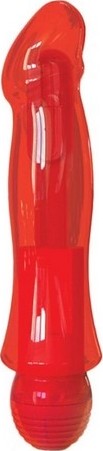 Vibrator Splash Tropical Punch, Multispeed, TPE, Rosu, 17 cm